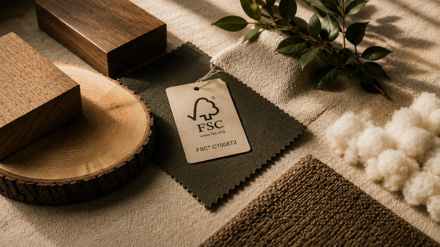 FSC certified materials and fabrics